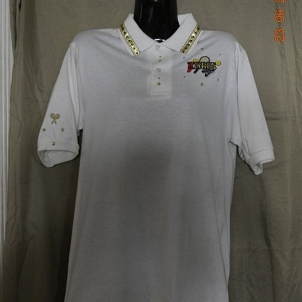 NWT Retro Jerzees Women's Small Tennis Shirt